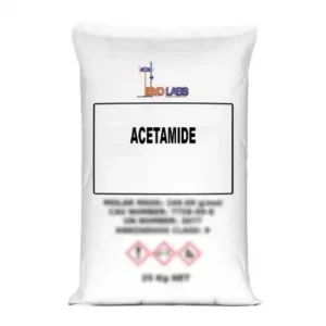 Acetamide 25kg crystalline chemical supplied in Johannesburg South Africa