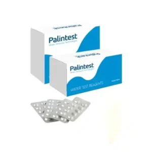 Nitrite water testing tablets for measuring nitrite concentration in water samples